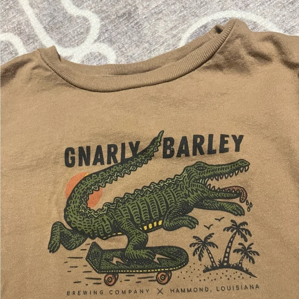 Gnarly Barley brewing Tshirt YS